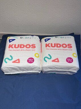 Kudos Cotton Disposable Diapers - Size 6 - 35+ lbs - 36 Pack